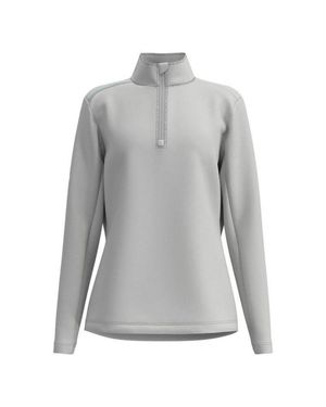 Forelson "Broadway" Base Layer Oberteil Mit Kurzem Reißverschluss Für Damen - Grau