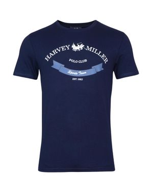 Harvey Miller T-Shirt - Blau