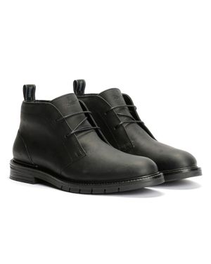 TOWER London Armour Chukka Schnür-Lederstiefel Für Herren - Schwarz