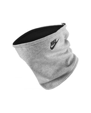 Nike "Club" Nackenwärmer (Grauheide/Schwarz/Weiß)