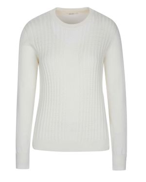 Bally Strickpullover Pullover - Weiß