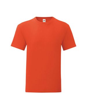 Fruit Of The Loom "Iconic 150" T-Shirt Für Herren (Flame) - Orange