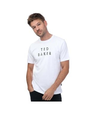Ted Baker "Lough" T-Shirt Für Herren - Weiß