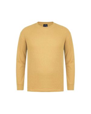 Fabric T-Shirt Für Herren, Langärmlig - Gelb