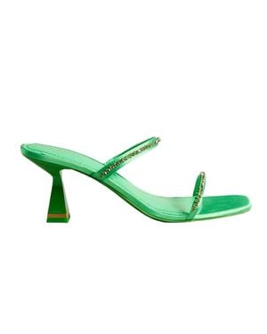 Ted Baker Rinita Diamante Damen Grünes Hohen Sandalen
