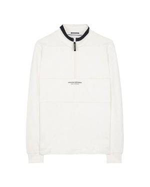 Weekend Offender Wochenendtäter Lusaka Herren Milchpullover - Weiß