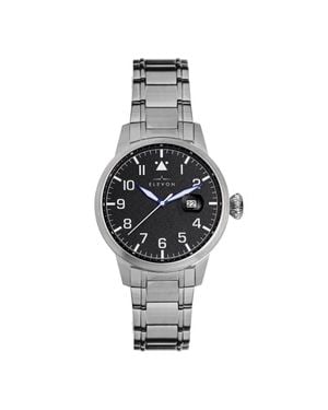 Elevon Watches Stealth-Armbanduhr Mit Datum - Mettallic