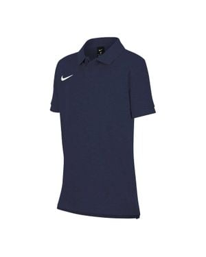 Nike Poloshirt Für Kinder (Obsidianschwarz) - Blau