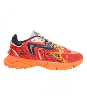 Lacoste Damen Sneaker "L003 Neo" Leder-Detailverarbeitung - Rot