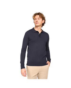 SOLUTION Trui Ralf Polo Strick - Blau