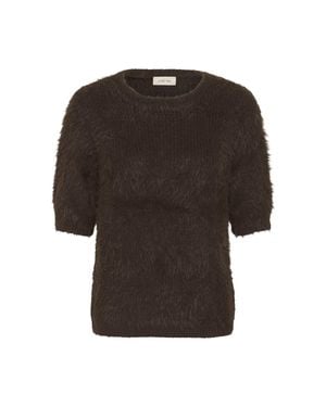 Cream Strickpullover Crlini Strickpullover Straight Fit - Schwarz