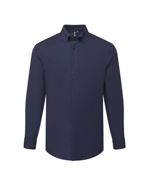PREMIER "Supreme" Formelles Hemd Für Herren Langärmlig (Marineblau)