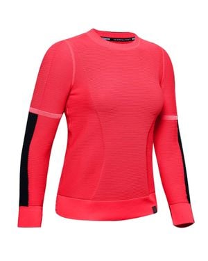 Under Armour Intelliknit Sweatshirt Neon Pulloper - Rot