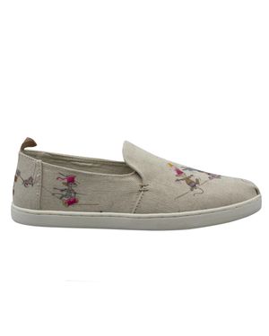 TOMS X Disney Dekonstruiert Alpargata Gus & Jaq Slip On Damenschuhe 10012724 - Grau