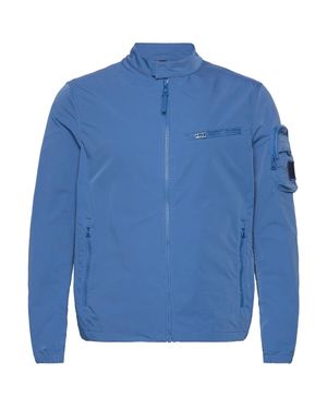 Belstaff Beam Forward Blaue Windbreaker Jacke