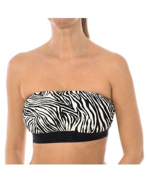 Michael Kors Bikini-Oberteil Im Bandeau-Stil Für Damen Mm4K607 - Schwarz