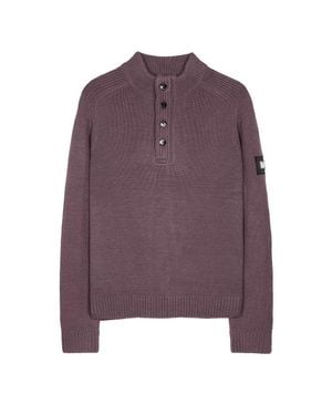 Weekend Offender Wochenendtäter Castillos Herren Dark Traubenpullover - Lila