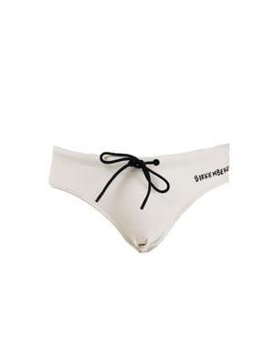 Bikkembergs Herrenslips Mit Logo - Weiß