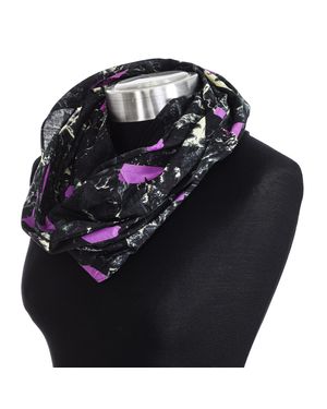 Buff Bedruckter Unendlichkeitsausschnitt 114300 - Schwarz