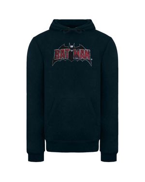 Dc Comics Vintage Batman Logo Herren Hoodie - Blau