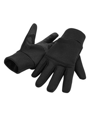 BEECHFIELD® Erwachsene Softshell Sport Tech Handschuhe - Schwarz