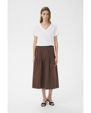 Karen By Simonsen T-Shirt Kbfatima T-Shirt Classic Fit - Weiß