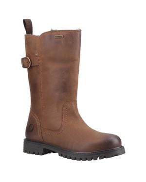 Cotswold Winchcombe Leder Damen Tan Boots - Braun