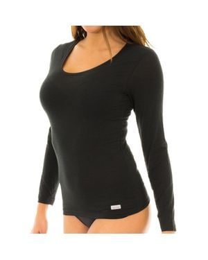 Abanderado Termaltech Langarm-T-Shirt 4716 Damen - Schwarz
