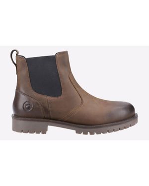 Cotswold Bodicote Braune Herrenstiefel Aus Leder - Schwarz