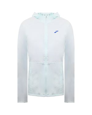 Brooks Canopy Damen Hellblaue Laufjacke