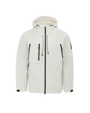 Firetrap Windjacke Für Herren, Mit Kapuze, Winddicht - Grau