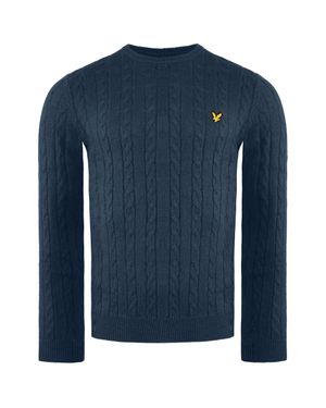 Lyle & Scott Cable Pullover - Blau