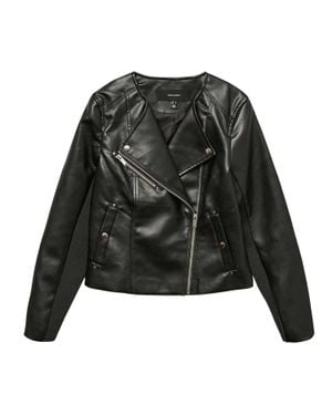 Vero Moda Bikerjacke Für Damen, Kunststoff - Schwarz