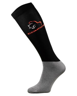 Comodo Femme Chaussettes Equitation - Schwarz