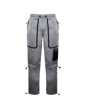 Nicce London Typ 5-21 Herren Sommer Weiße Trackhosen - Grau