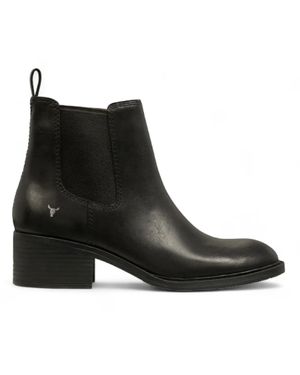 Windsor Smith – Schwarze Klassische Chelsea-Boots Aus Leder – Ersetzen
