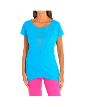 Zumba Damen Sport-T-Shirt Mit Ärmeln Z1T00683 - Blau