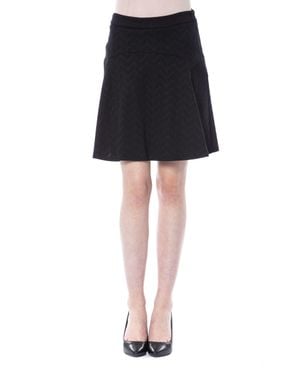 Byblos Damen Rock Aus Schwarzem Polyester