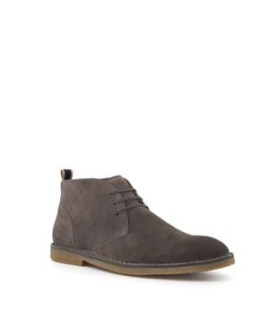 Dune Dune Cashed Wildleder Herrengraue Stiefel - Braun