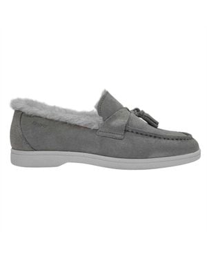 Firetrap "Loro" Bootsschuhe Für Damen, Wildleder, Flach (Hellgrau)