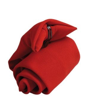 PREMIER Krawatte Zum Anklemmen Für Herren/Damen - Rot