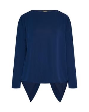 Usha Langarmbluse Damen - Blau