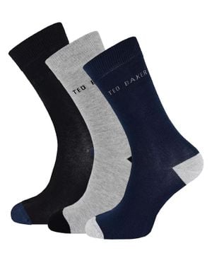 Ted Baker Herren Dreierpack Socken - Blau