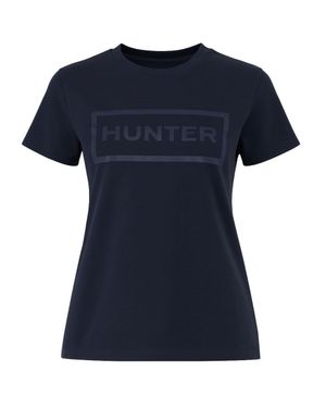 HUNTER Original Damen Marineblau T-Shirt