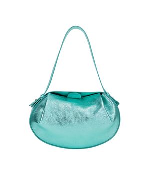 Usha Handtasche Damen Laminat Malachit - Blau