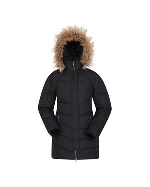 Mountain Warehouse "Isla Ii" Daunenjacke Für Damen (Pechschwarz)