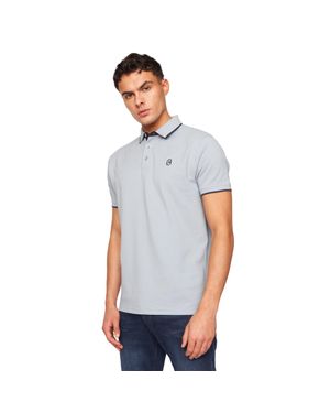 Crosshatch "Mapouts" Poloshirt Für Herren - Blau