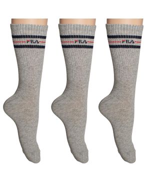 Fila 3Er-Pack Herren- Und Damen-Lange Sportsocken F9092 - Grau
