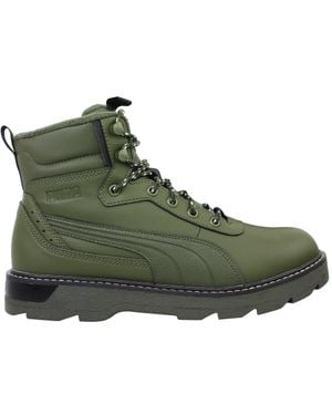 PUMA Winterstiefel Desierto V3 Herren Oliv Stiefel - Grün