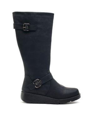 SOLESISTER Mery Wide Fit Stiefel - Blau